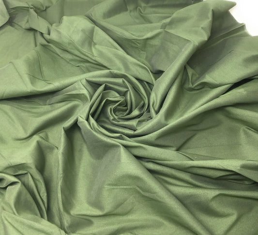 Green Cotton Silk