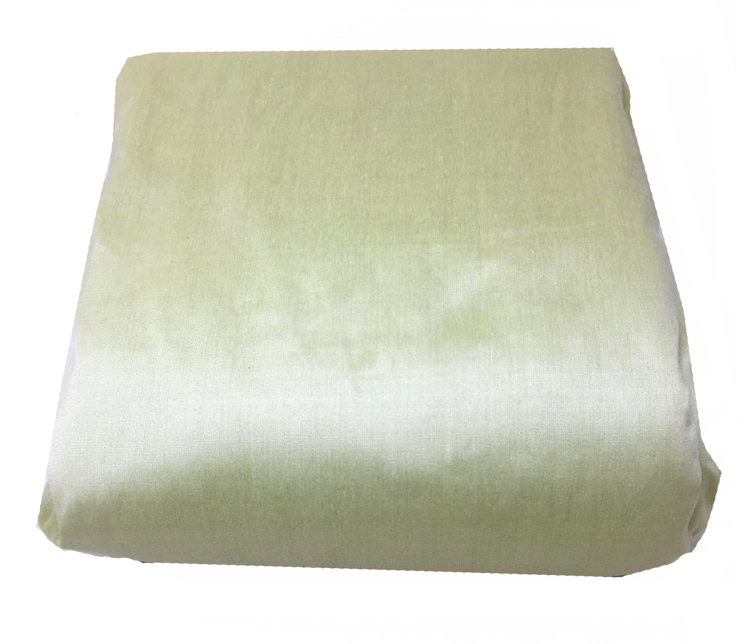 Teal green cotton silk