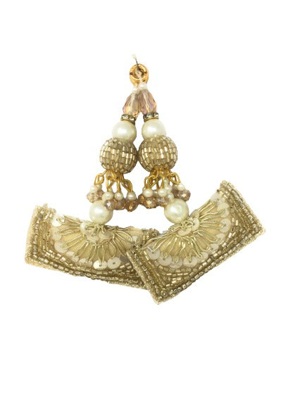Designer Latkan For Blouse Water Gold - Set of 2