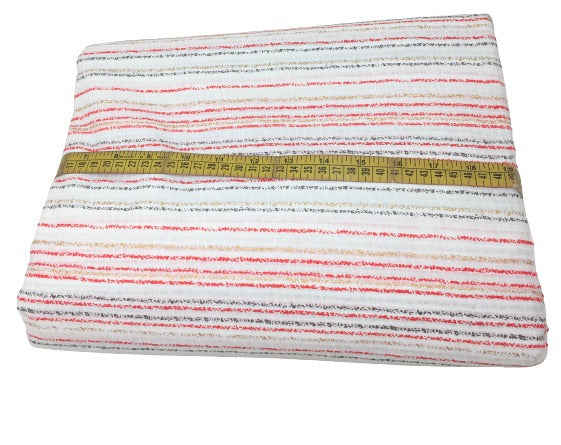 Off White Cotton Fabric Material by Meter