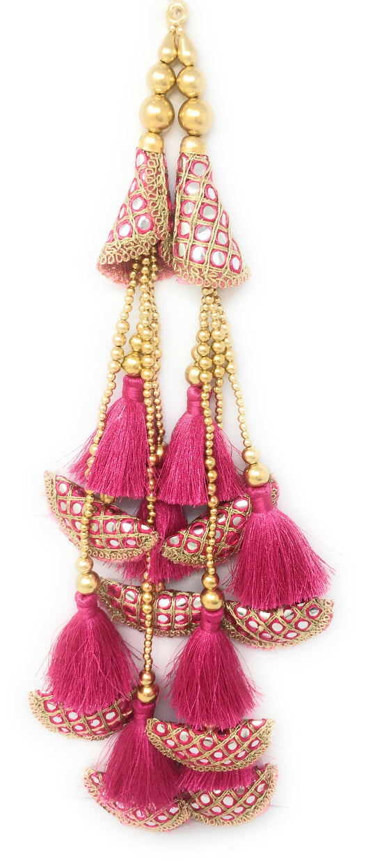 unique tassels for lehenga
