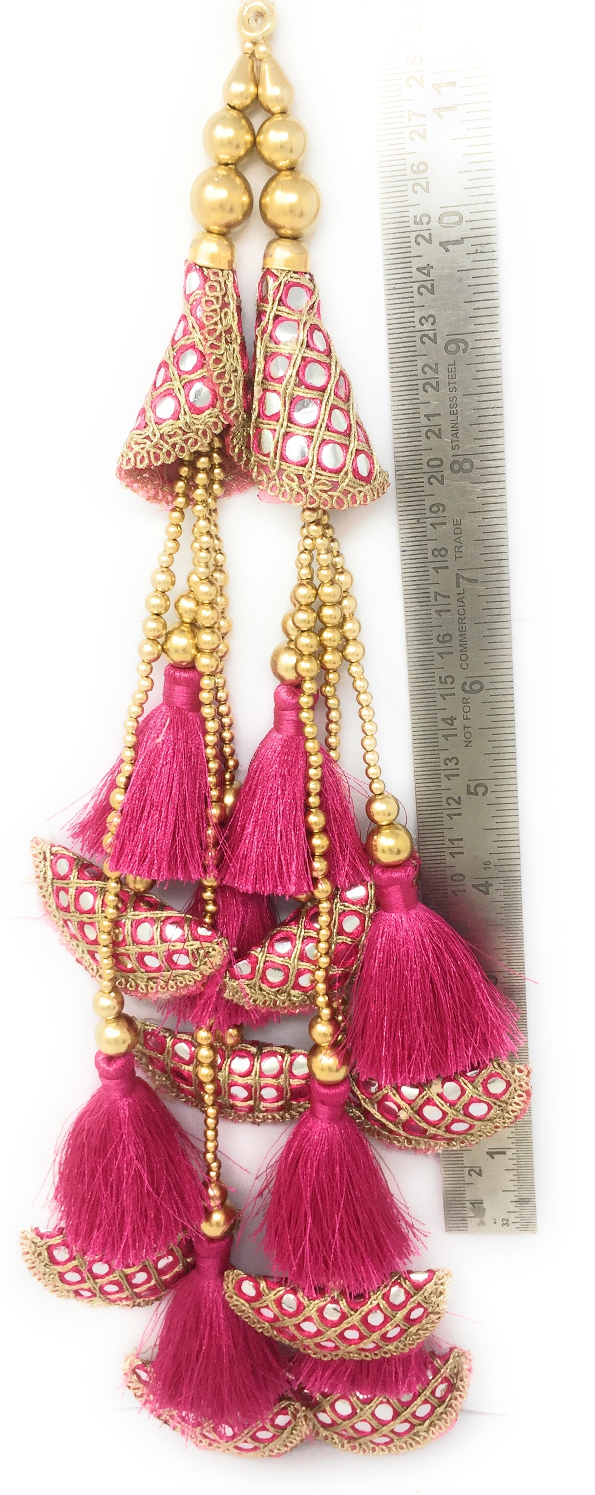 Rani Pink Lehanga mein latkan, Paper Mirror - Set of 2