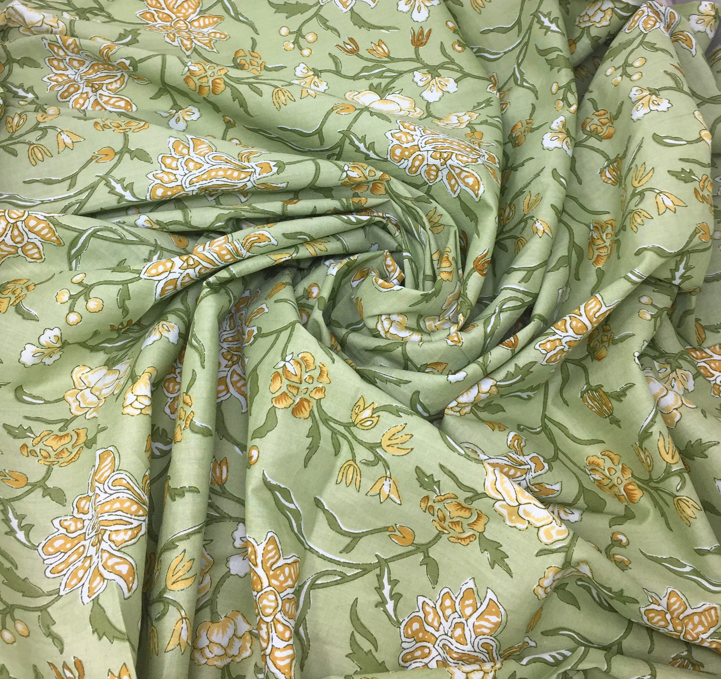 Jaipur Cotton Print Fabric Material by Meter