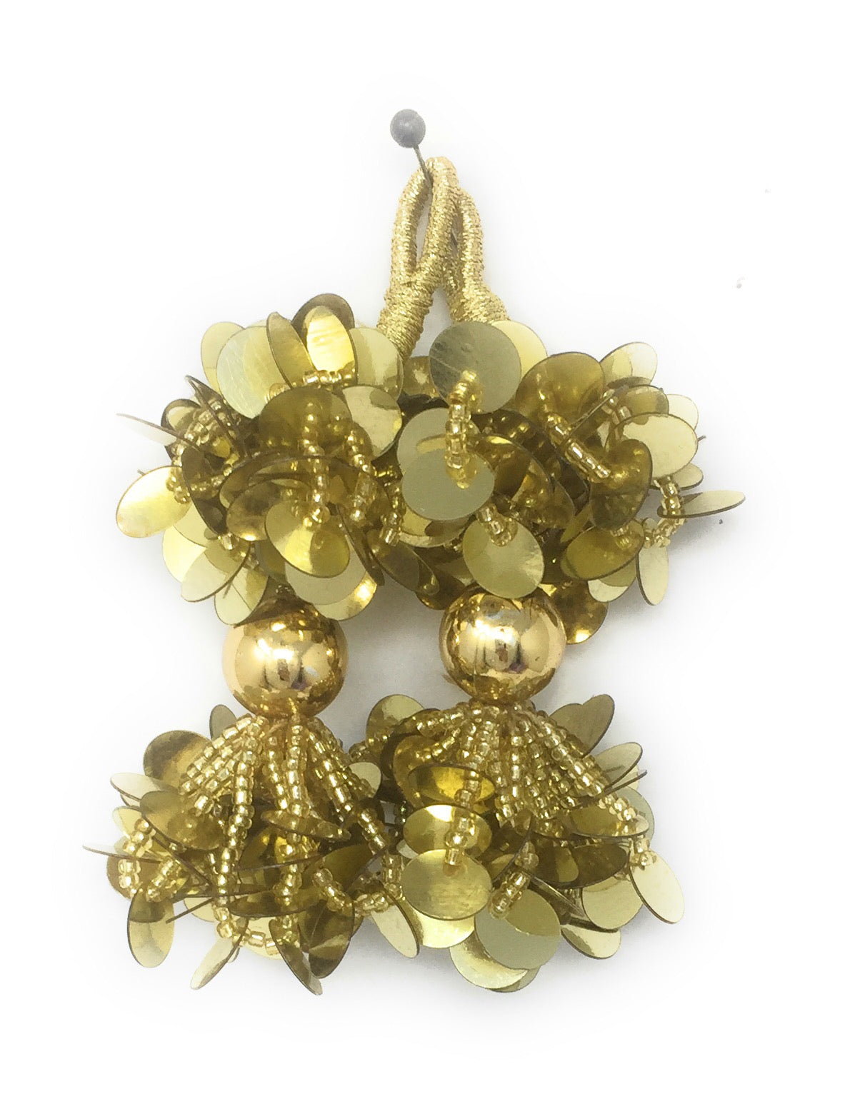Gold Latkan for Blouse - Set of 2