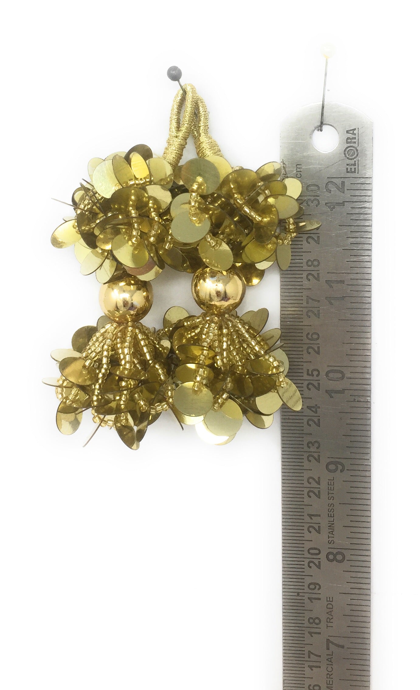 Gold Latkan for Blouse - Set of 2