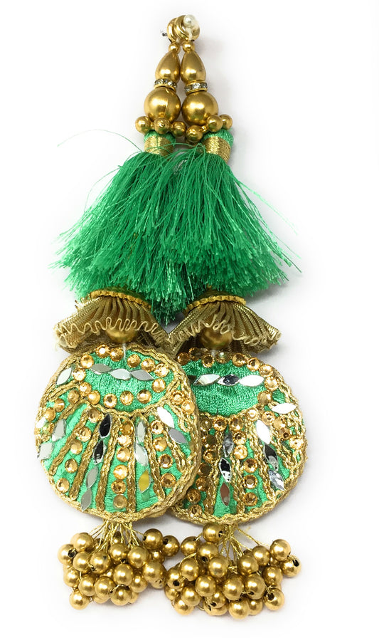 Fancy Latkan Green - Set of 2