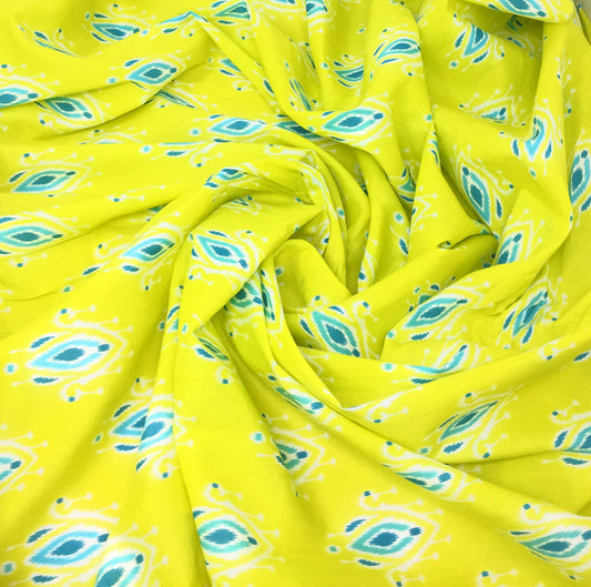 Cotton Jaipur Print Fabric Material