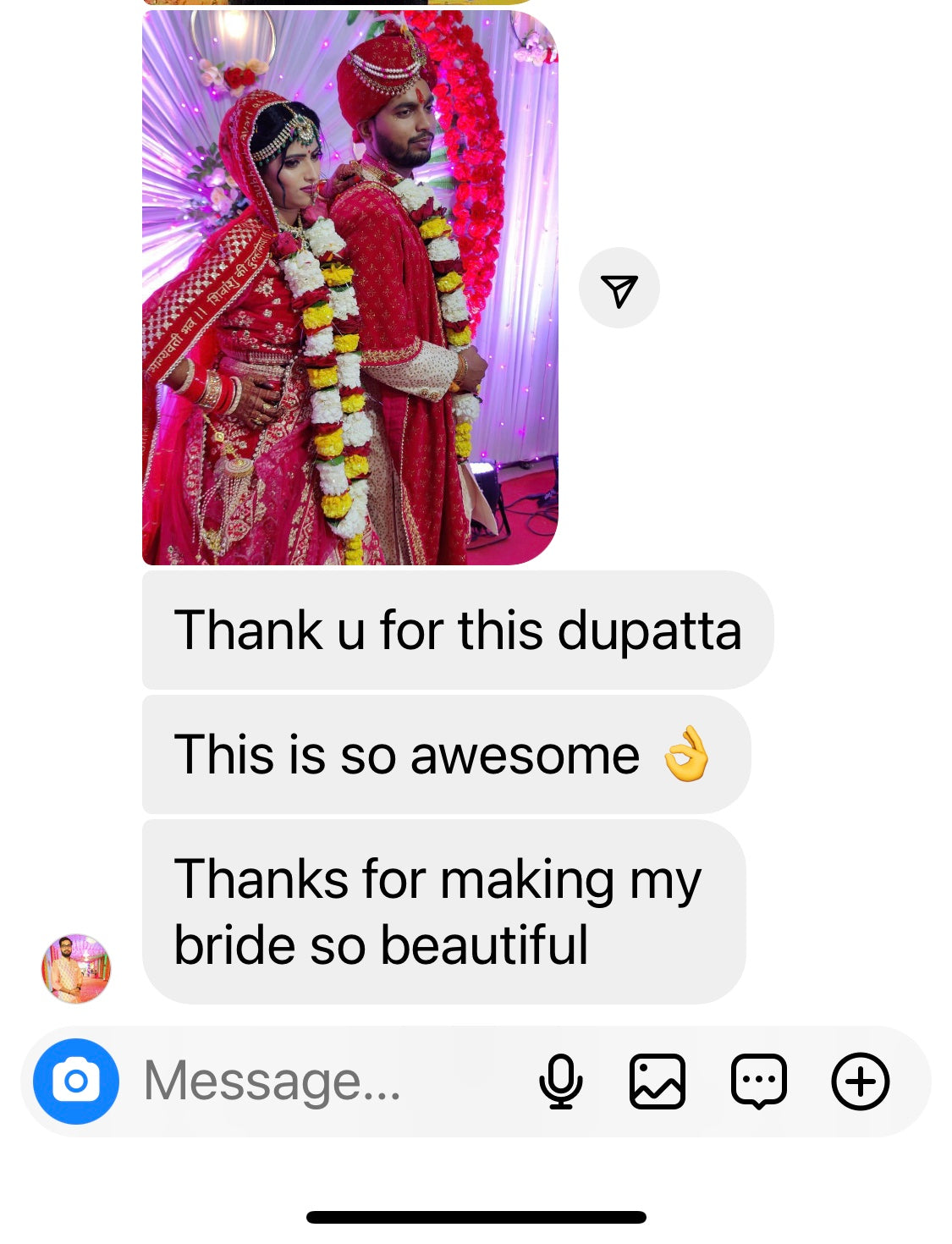 Customised Bridal Dupatta! - Sada saubhagyavati bhava bridal dupatta personalised with bride groom name - Wedding Special