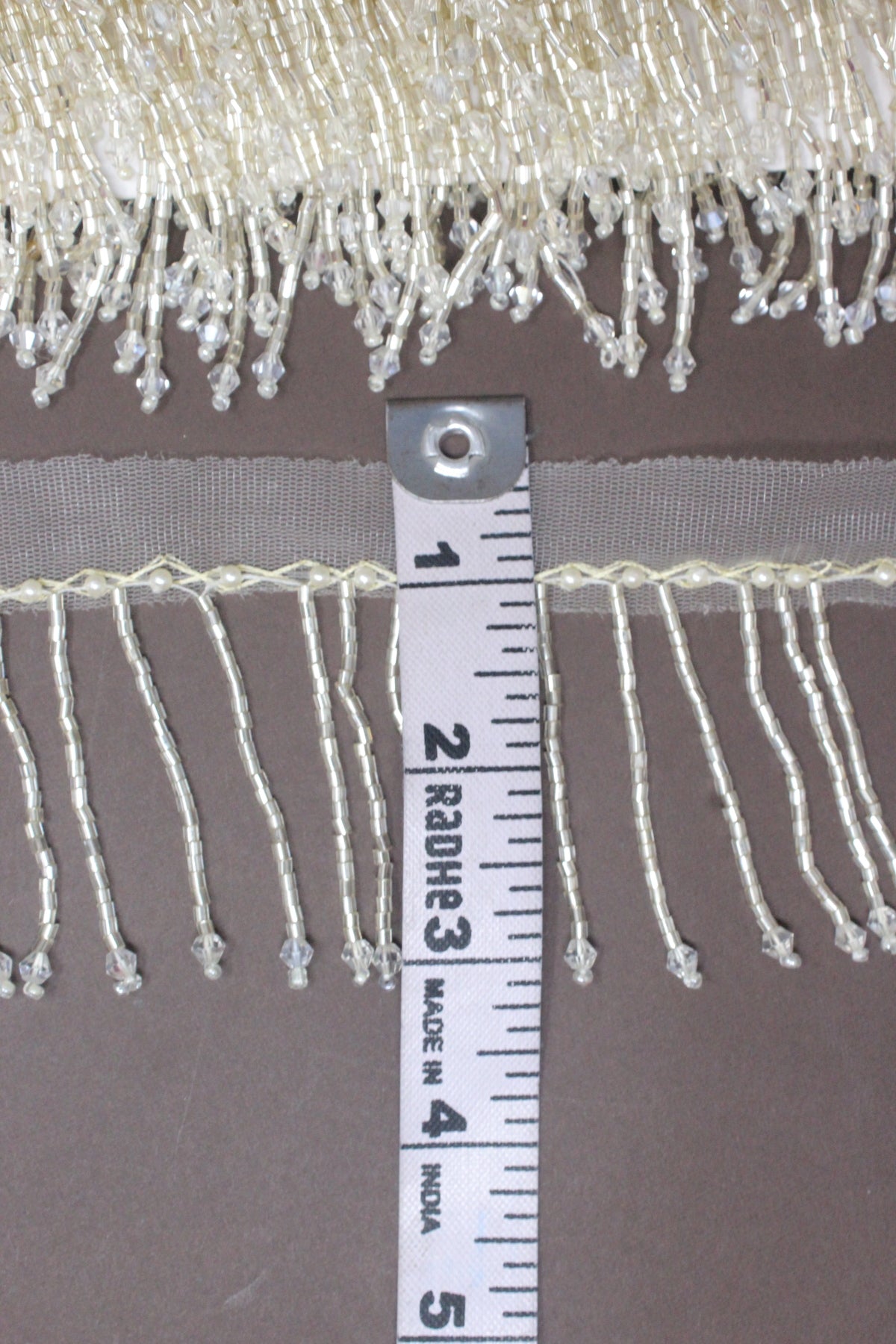 Latkan Lace In Water Gold Crystal, Cutdana - 3 Meter