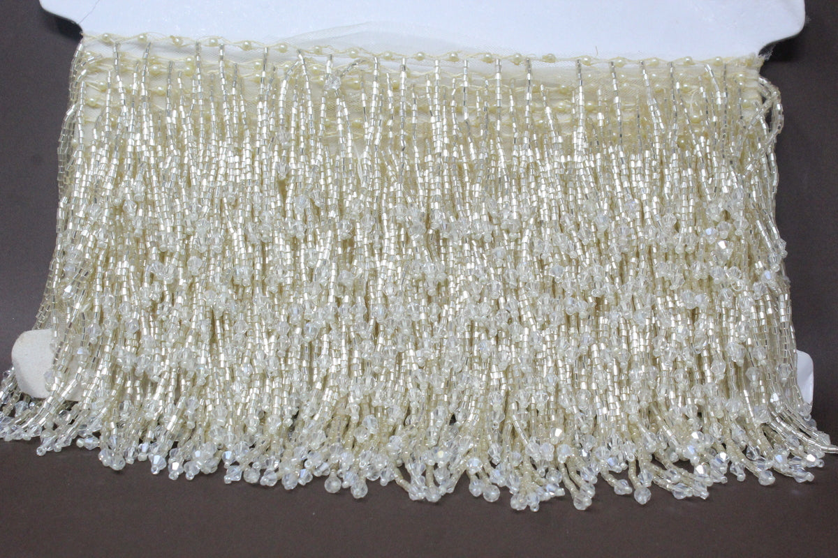 Latkan Lace In Water Gold Crystal, Cutdana - 3 Meter