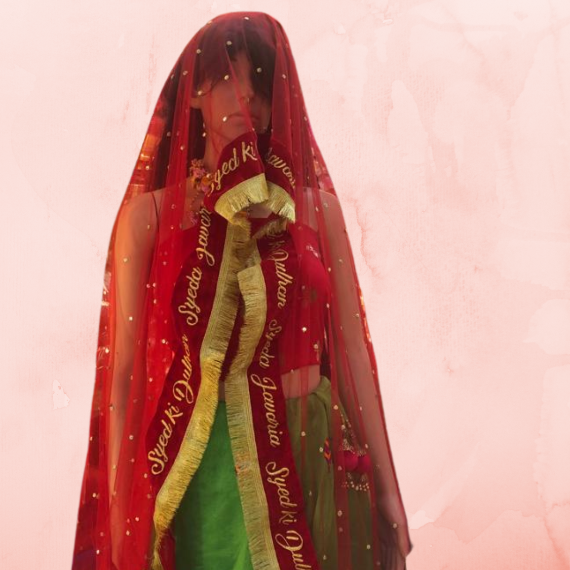 customised nikah dupatta