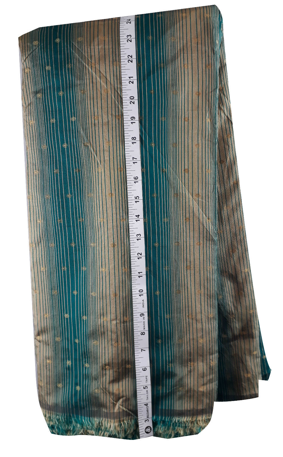 embroidery fabric online india blouse piece materials online Embroidered Polyester Dark Green, Gold 46 inches Wide 1675