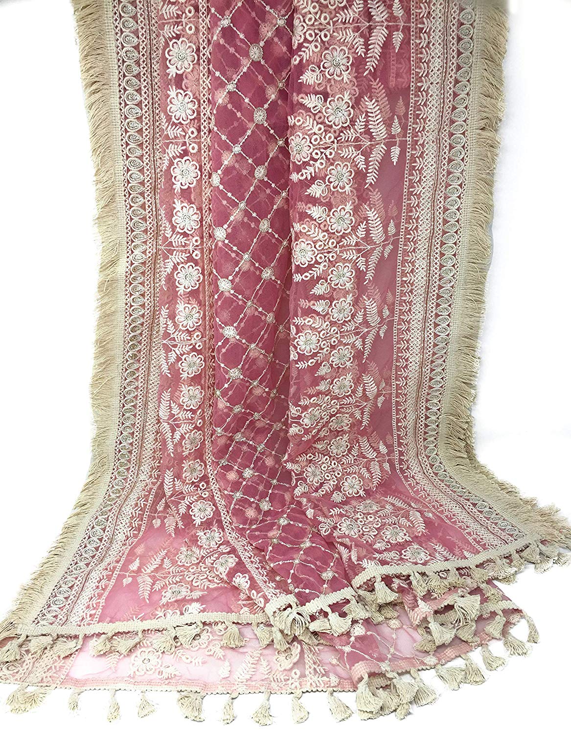 designer dupatta embroidery