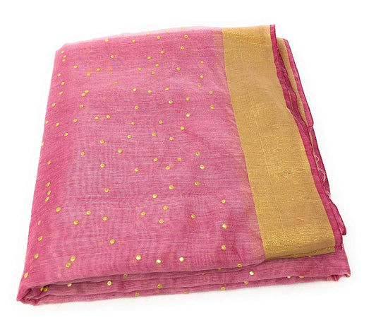 Printed Pink Dupatta