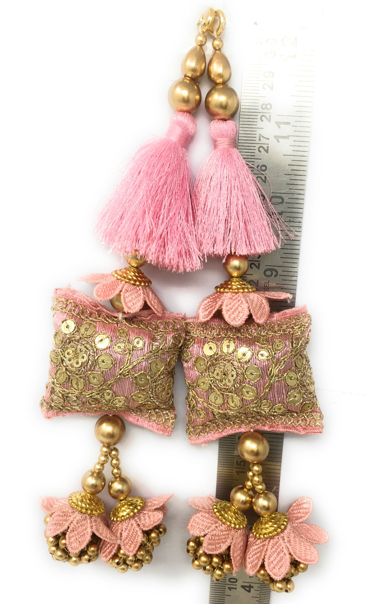 Baby Pink dress ki latkan - Set of 2