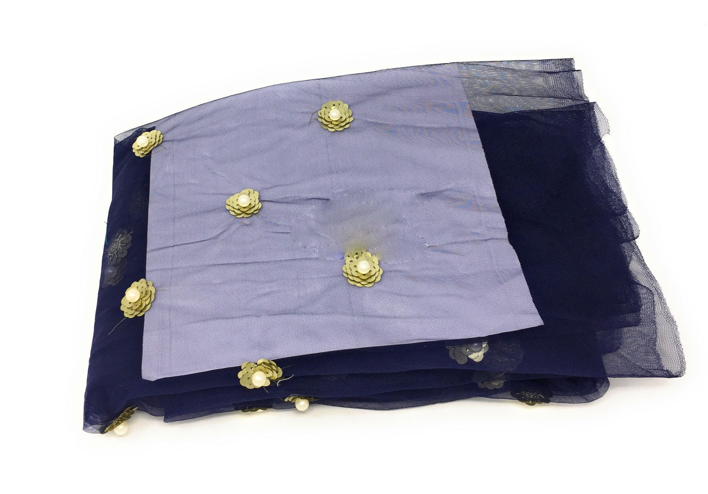 Embroidery with Bead Sequins Work cloth