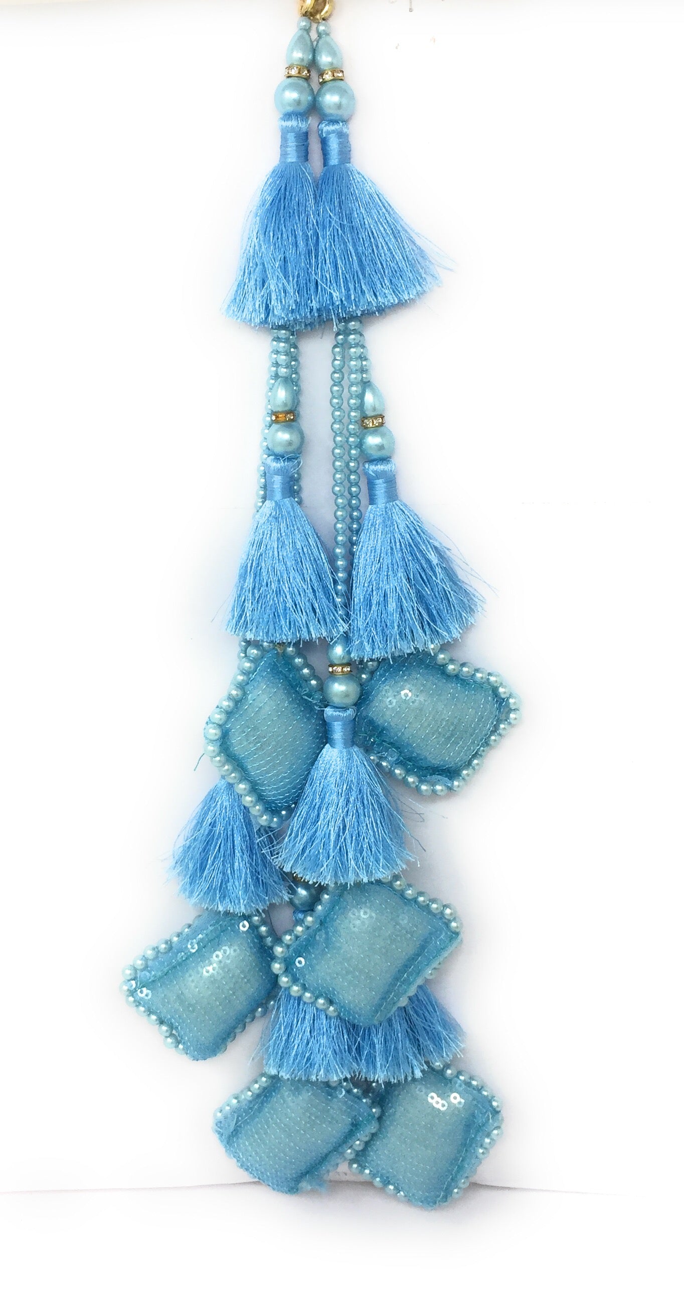 Blue ghagra latkan - Set of 2