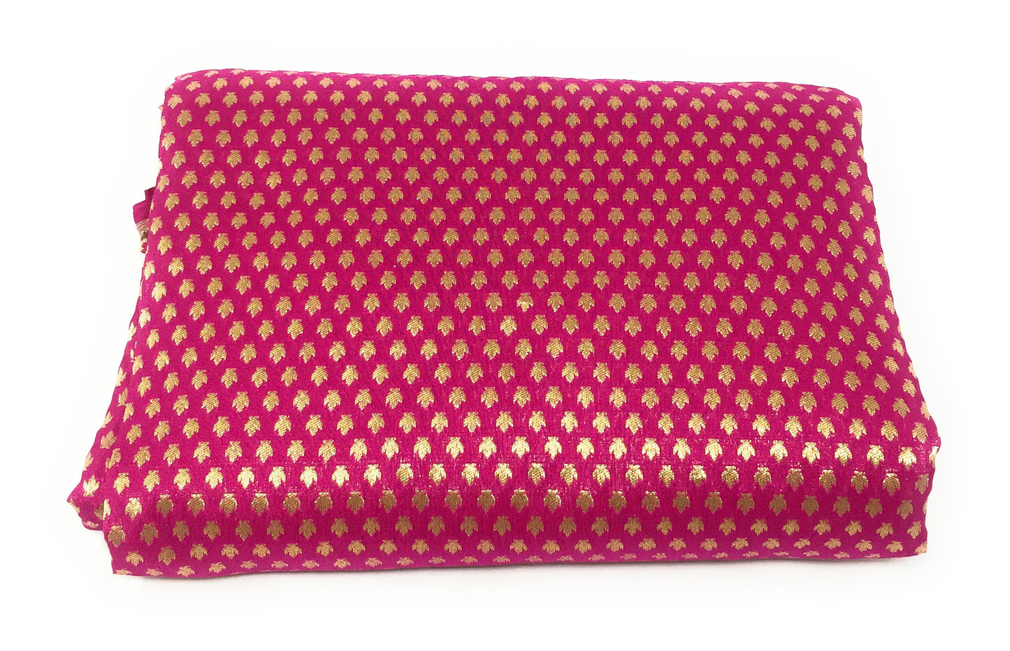 Brocade Pink Brocade Fabric Material - By Meter