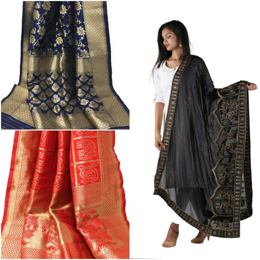 Dupatta banarasi Brocade for women