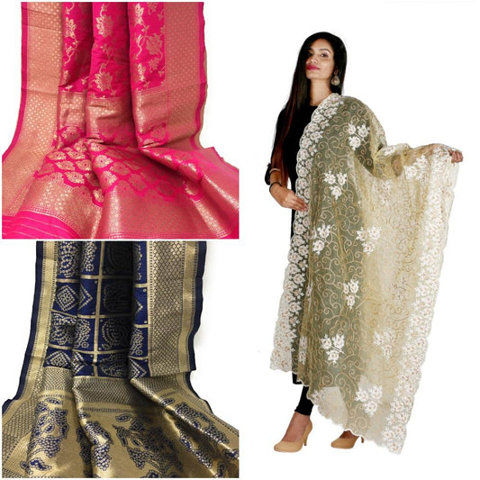 Latest designer Offwhite dupattas 