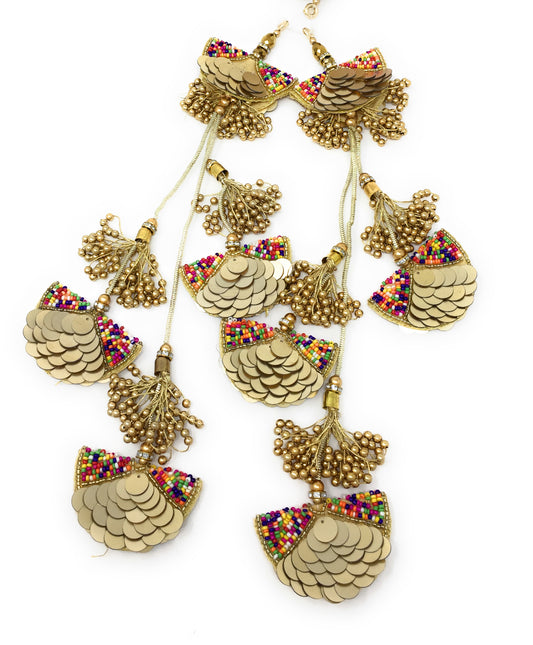 Gold Latkan Tassels - Set of 2