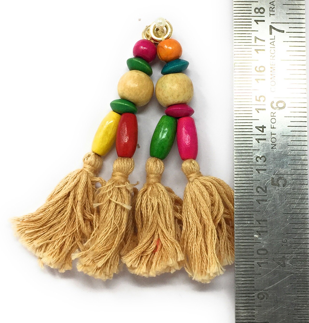 Beige Tassels With Kundan  For Lehenga Blouse dress