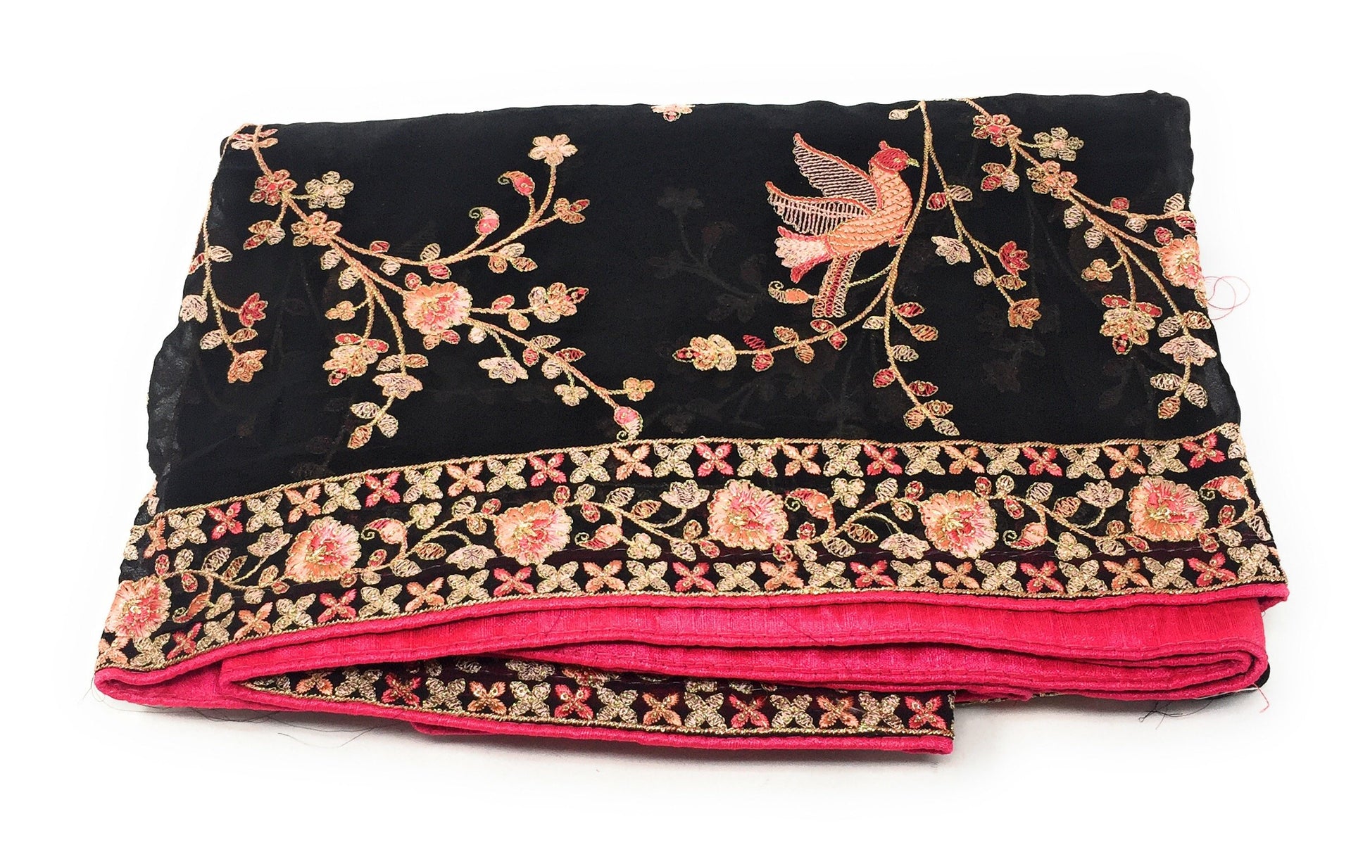 Black Designer Dupatta