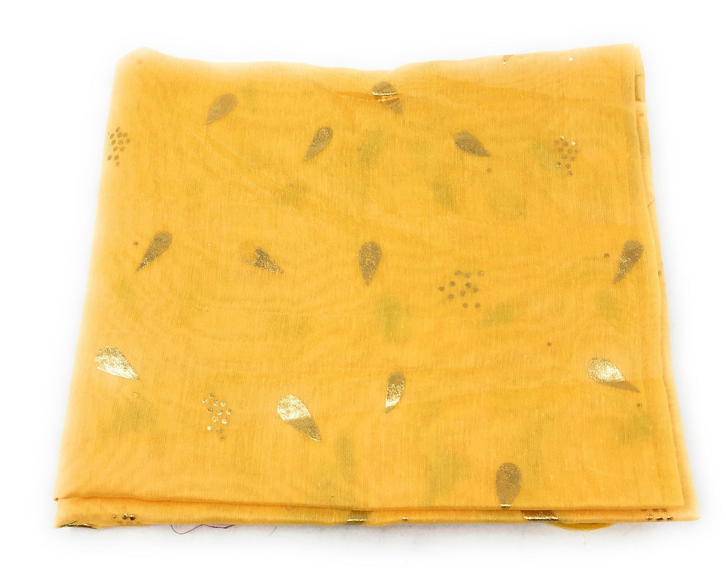 yellow-chunni-in-chanderi-fabric-n-gold-print