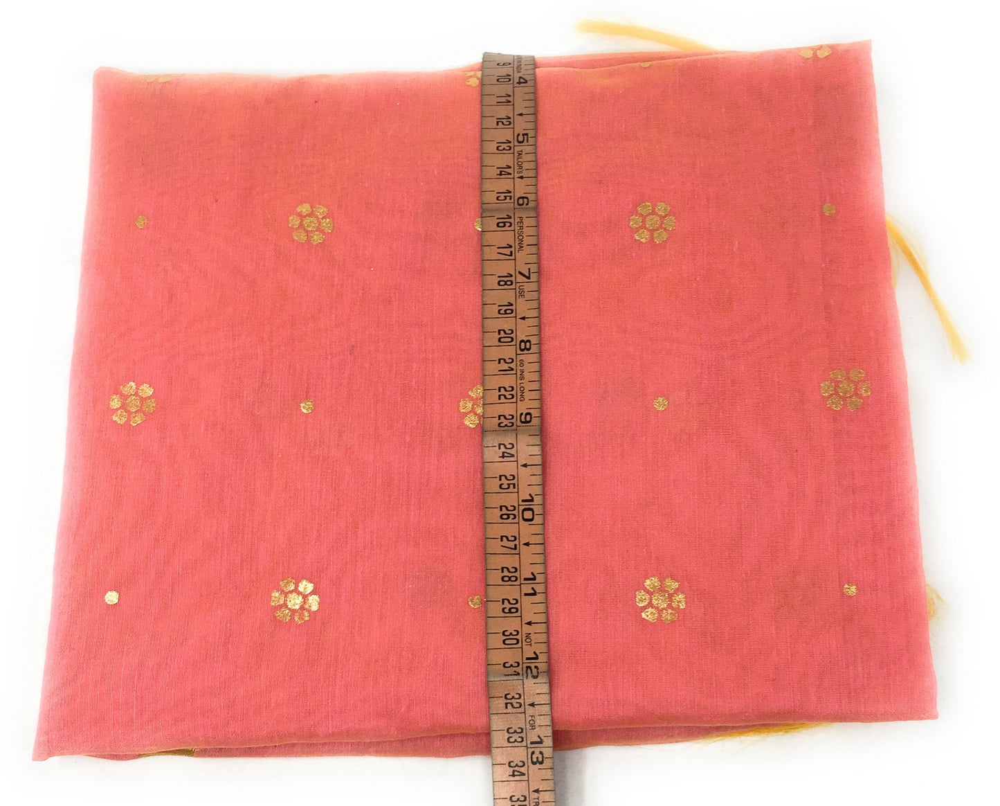 Pink chuni in Chanderi Fabric n Gold Print