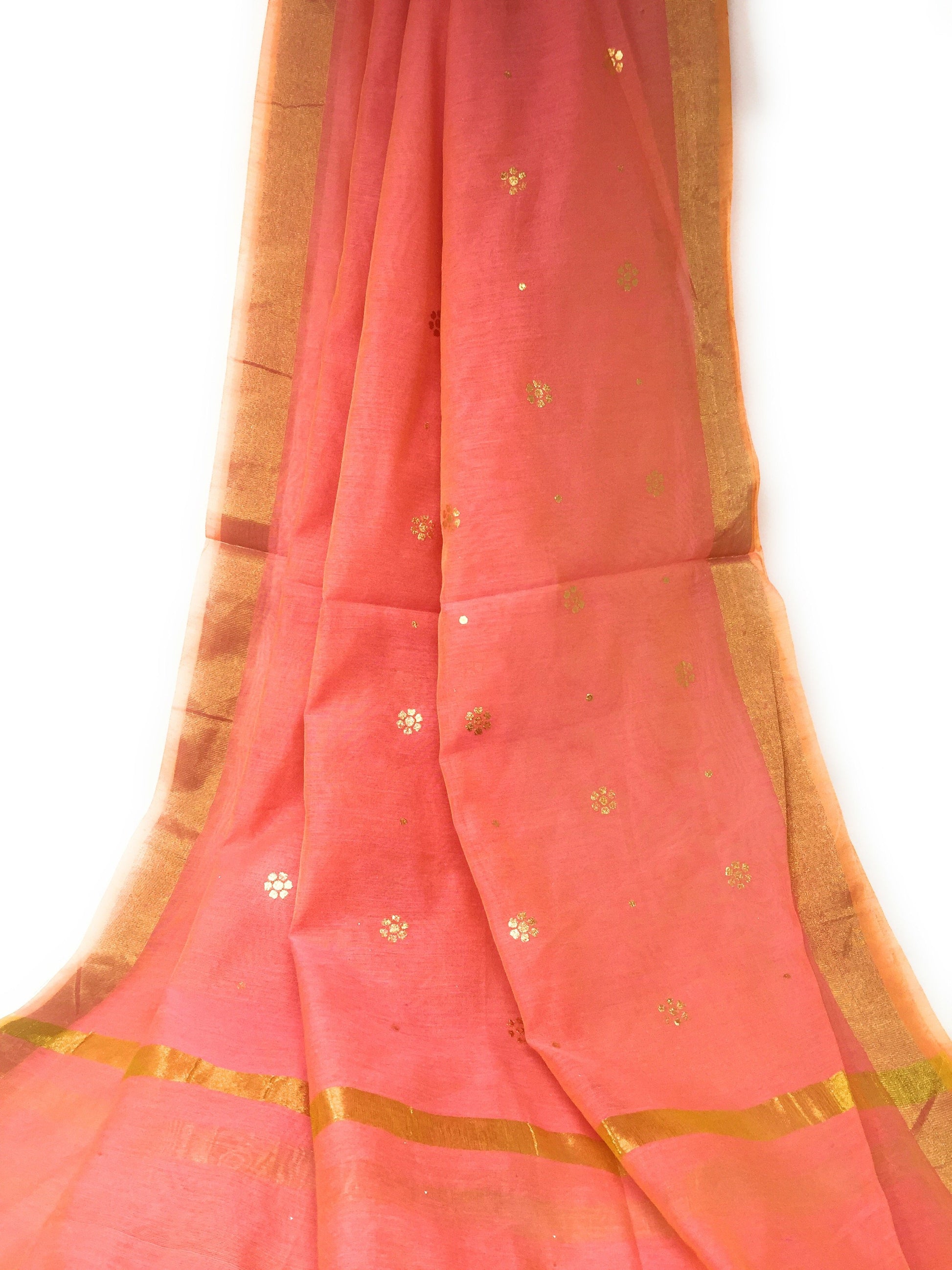 pink Gold Dupatta Chunni