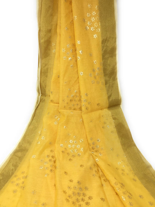 Yellow Gold Dupatta Chunni