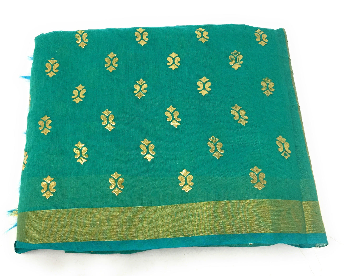 green-gold-print-dupatta-in-chanderi-fabric