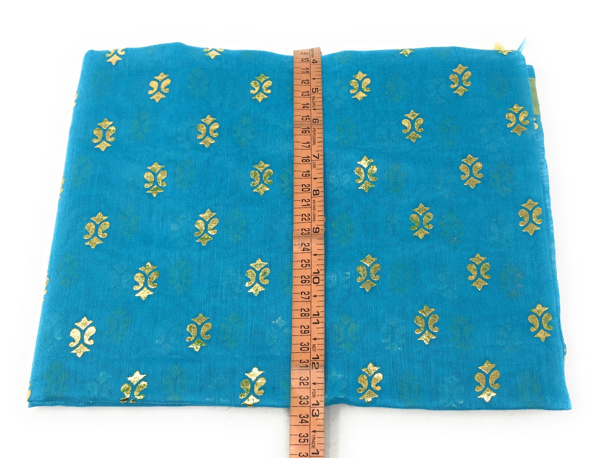 Gold Foil Printed Maroon Dupatta In Chanderi Fabric