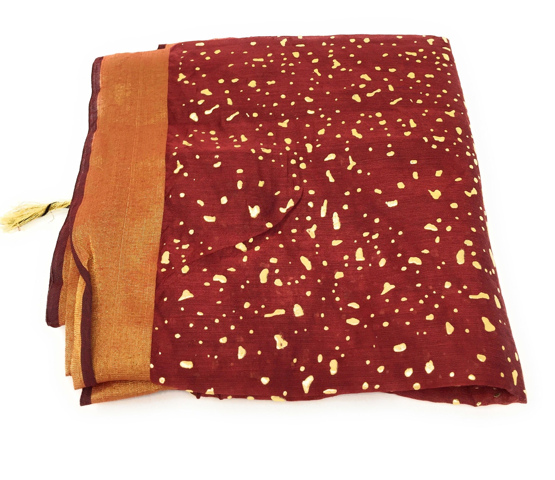 gold-print-maroon-dupatta-in-chanderi-fabric