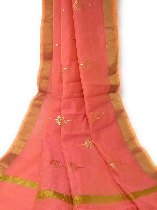 floral-print-pink-chanderi-dupatta