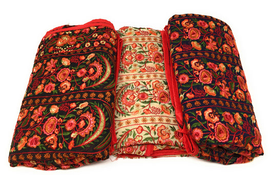 Kashmiri Embroidery Heavy Dupatta on Soft Georgette Fabric