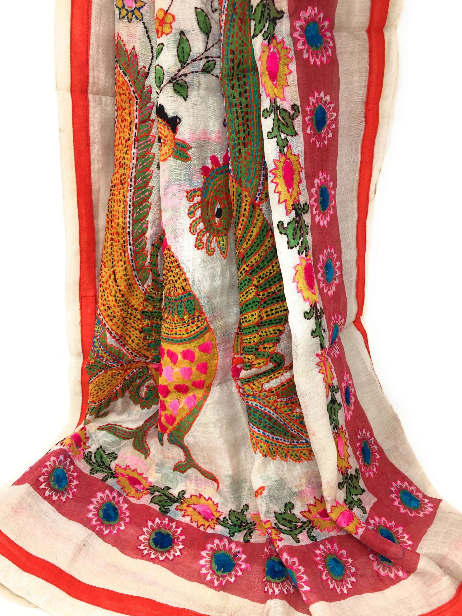 dupatta embroidery work