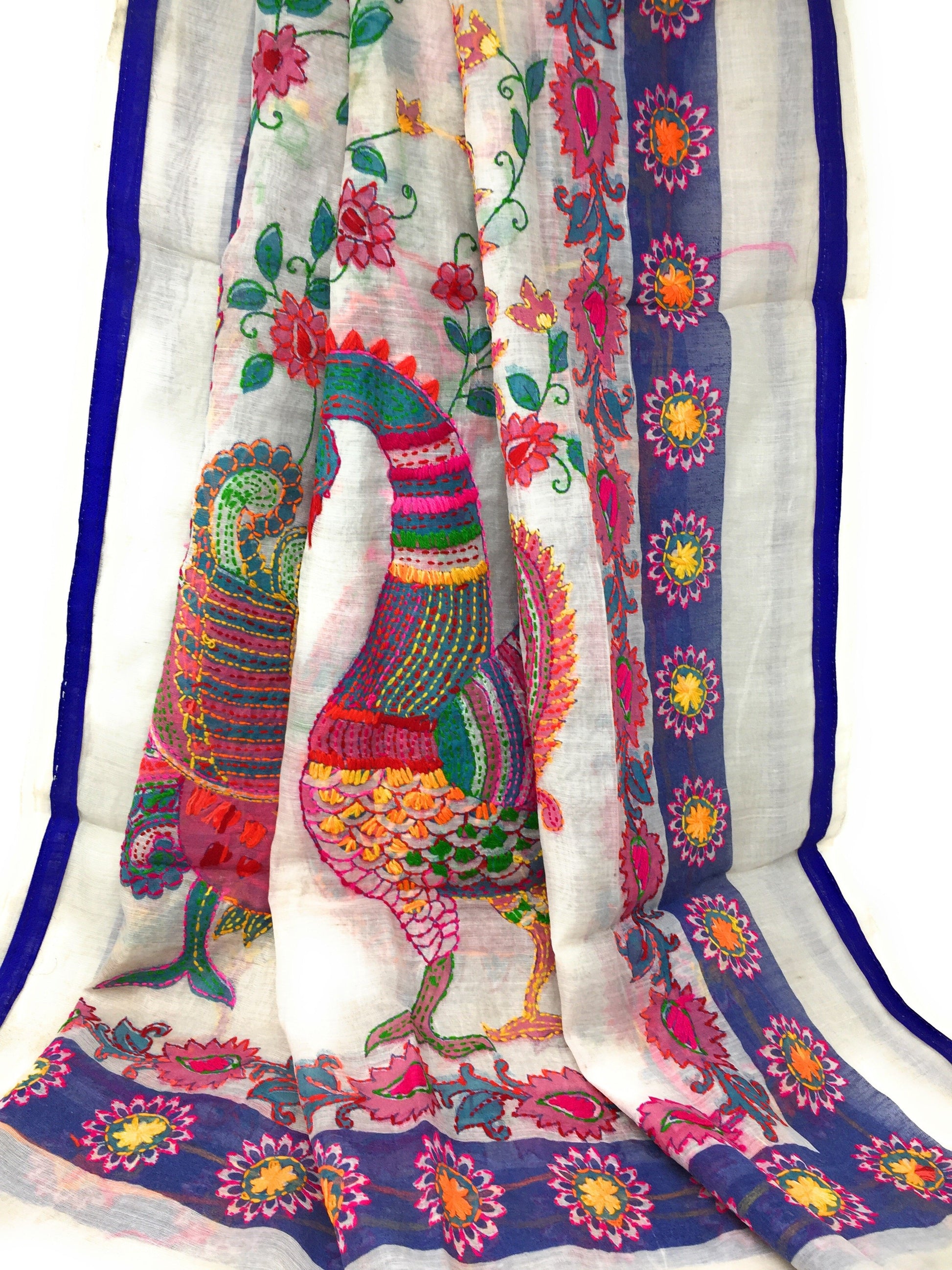 hand embroidery dupatta online