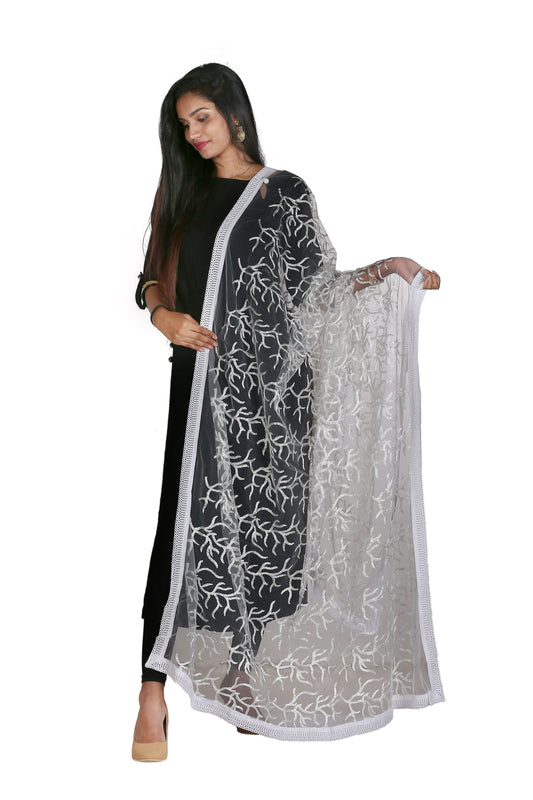 White Colour Dupatta