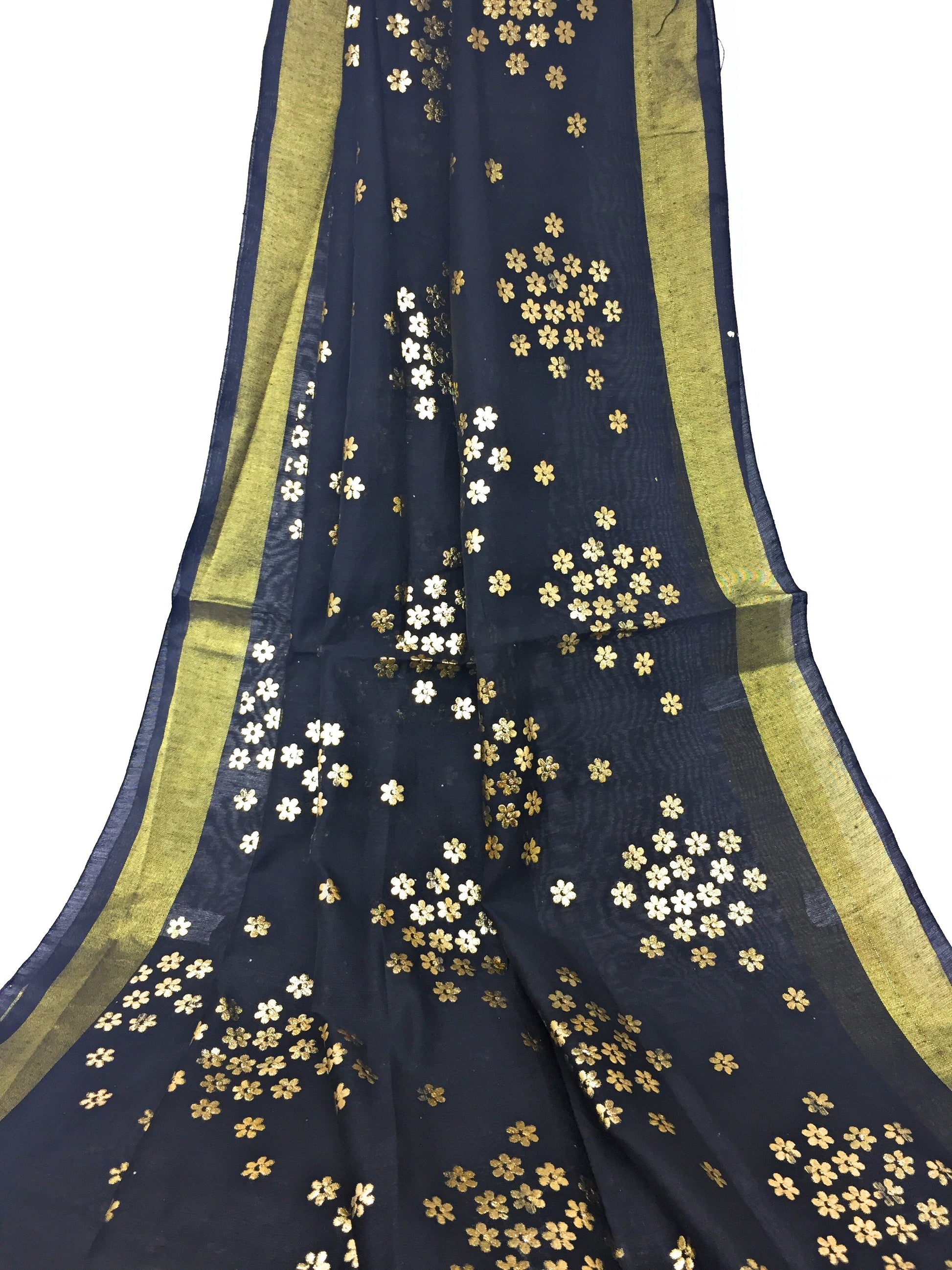 Black Gold Dupatta Chunni
