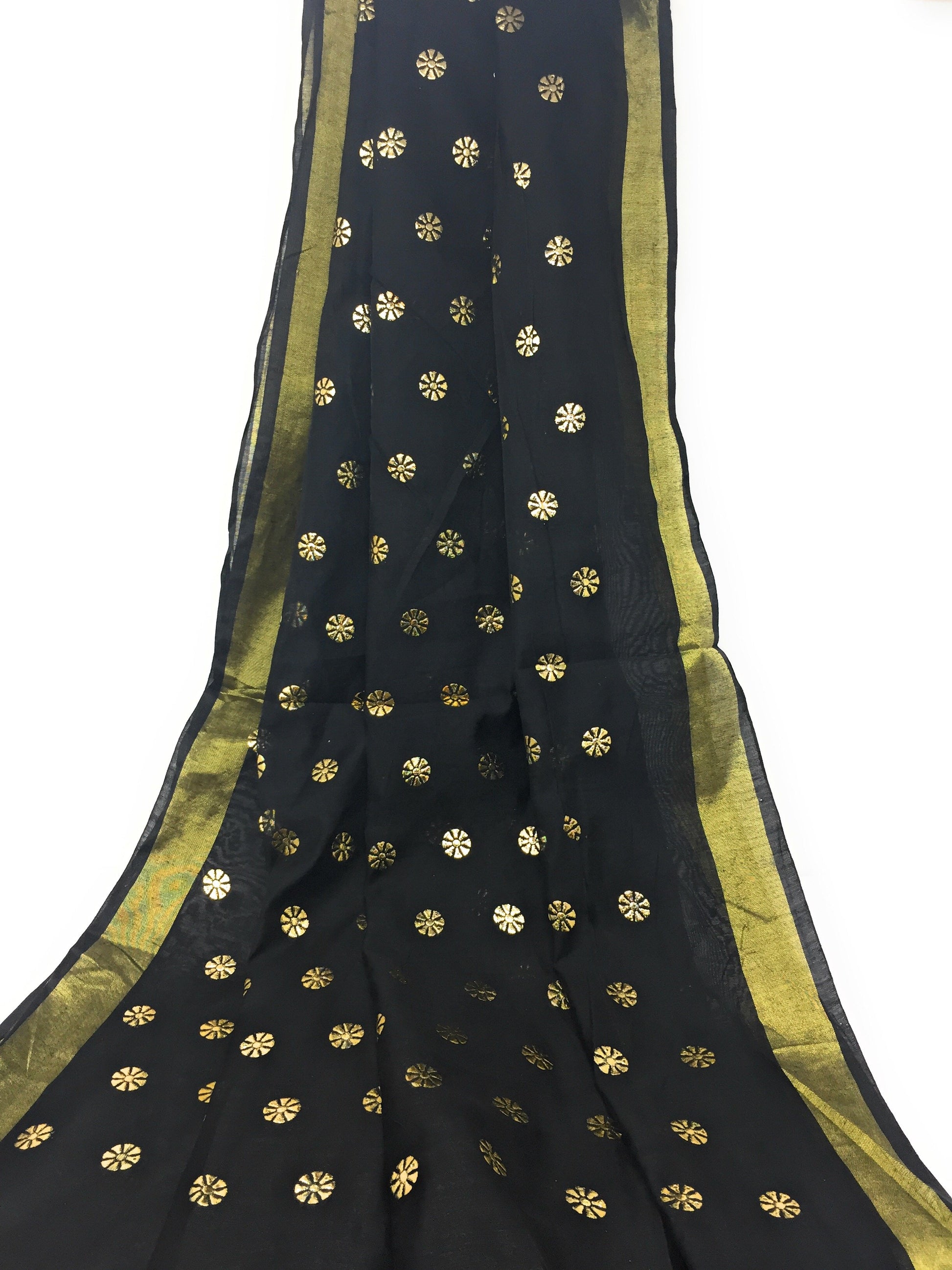 Black Gold Dupatta Chunni