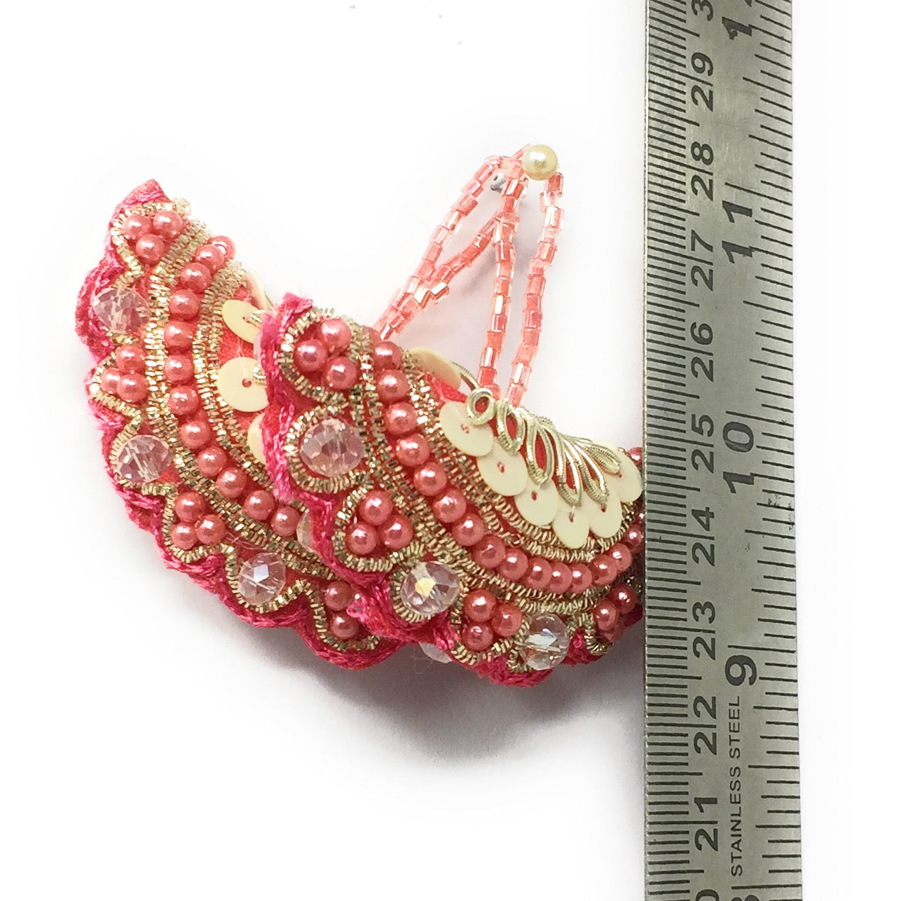 Latkans For Blouse Dark Pink - Set of 2