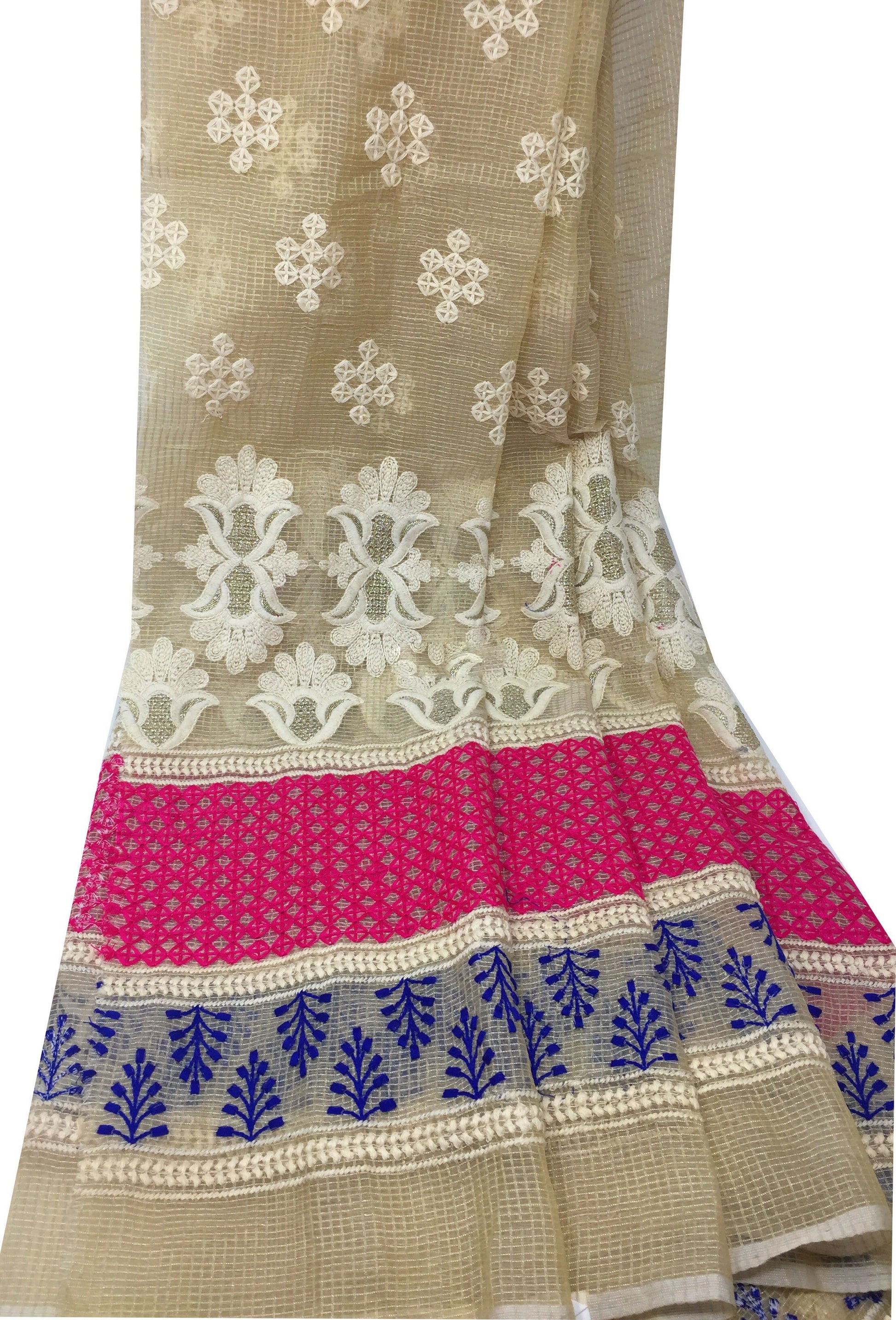 Cream Organza fabric