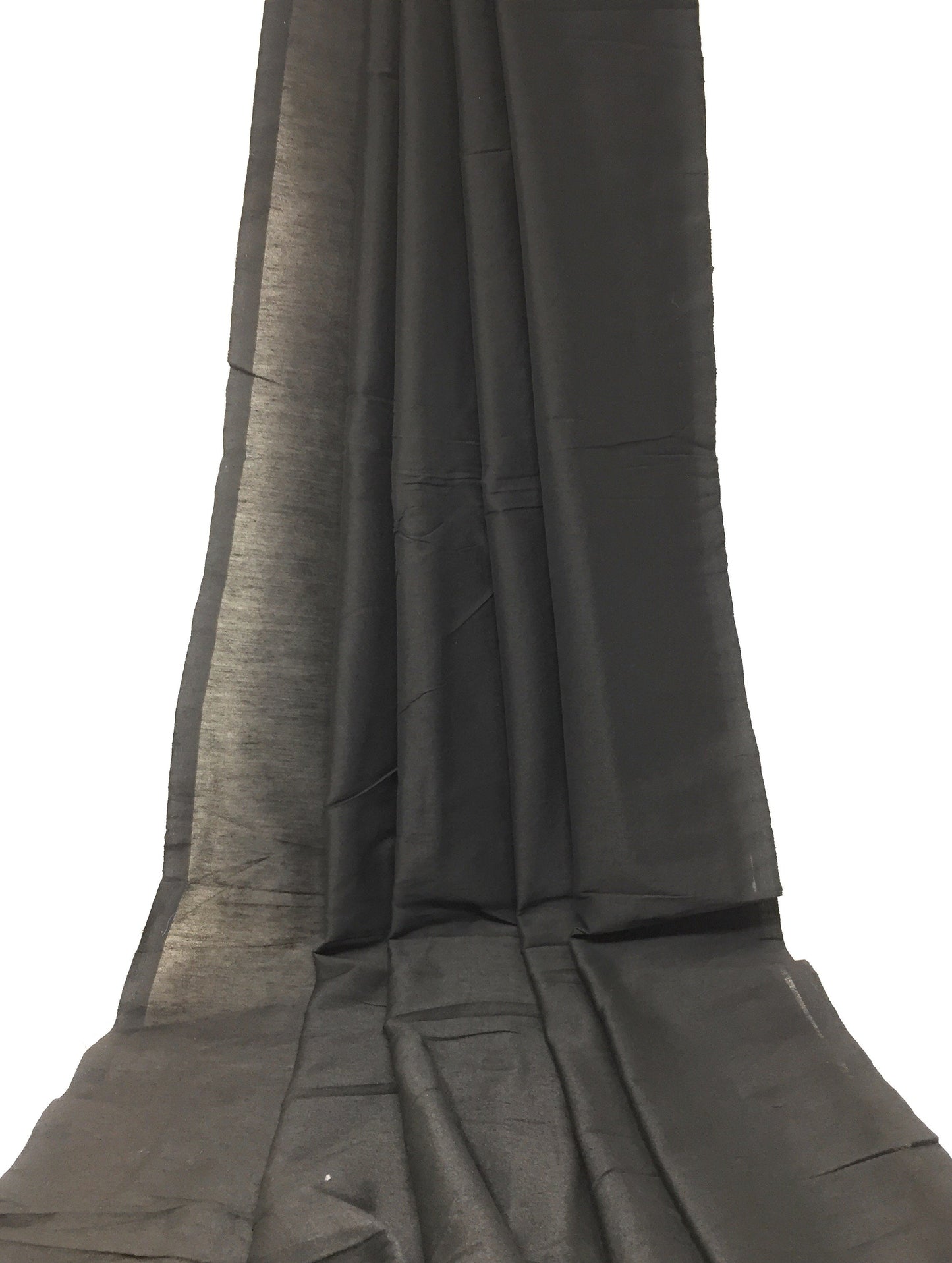 Black Cotton Silk Dress Material