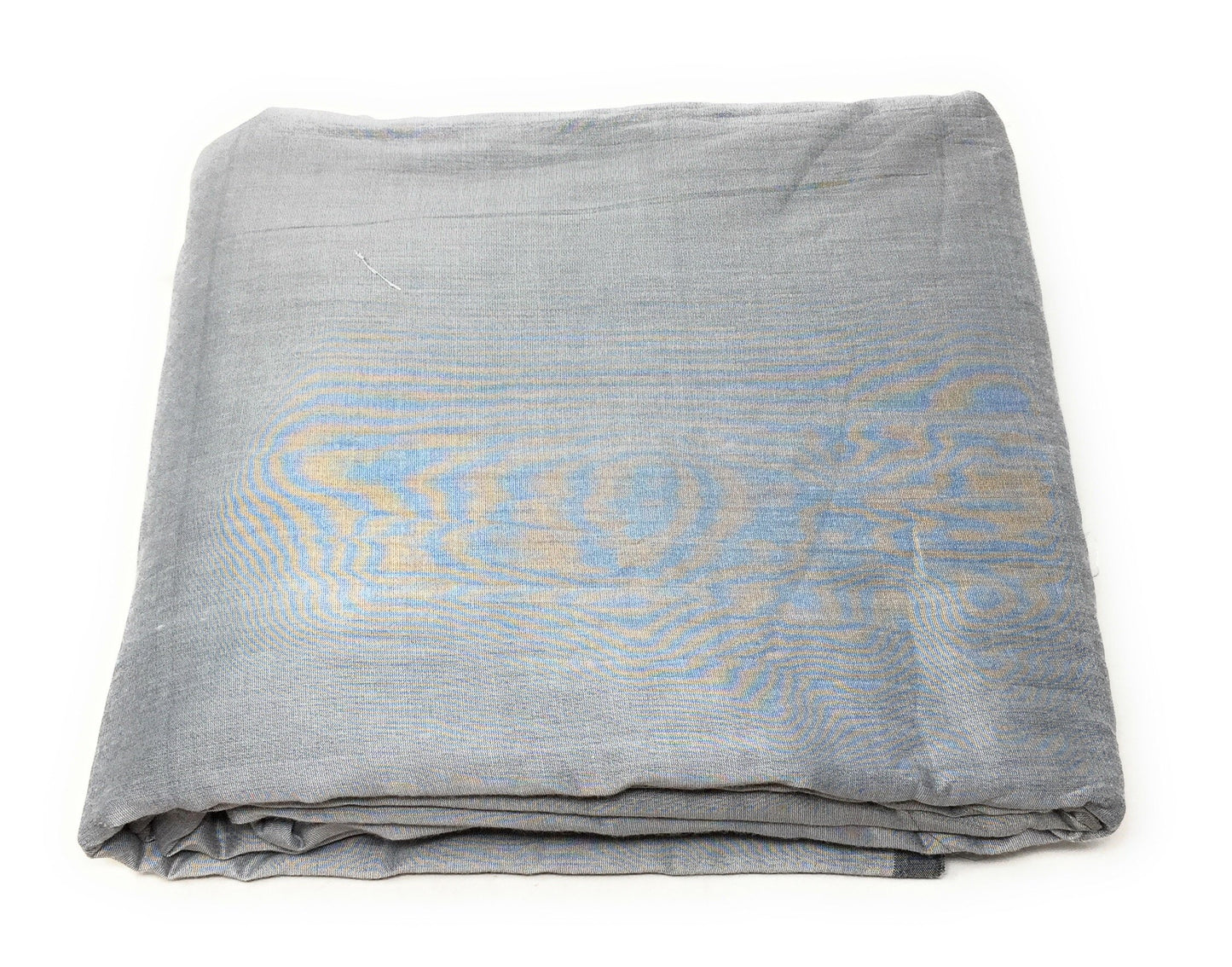Cotton Silk Grey Solids Fabric Material - By Meter