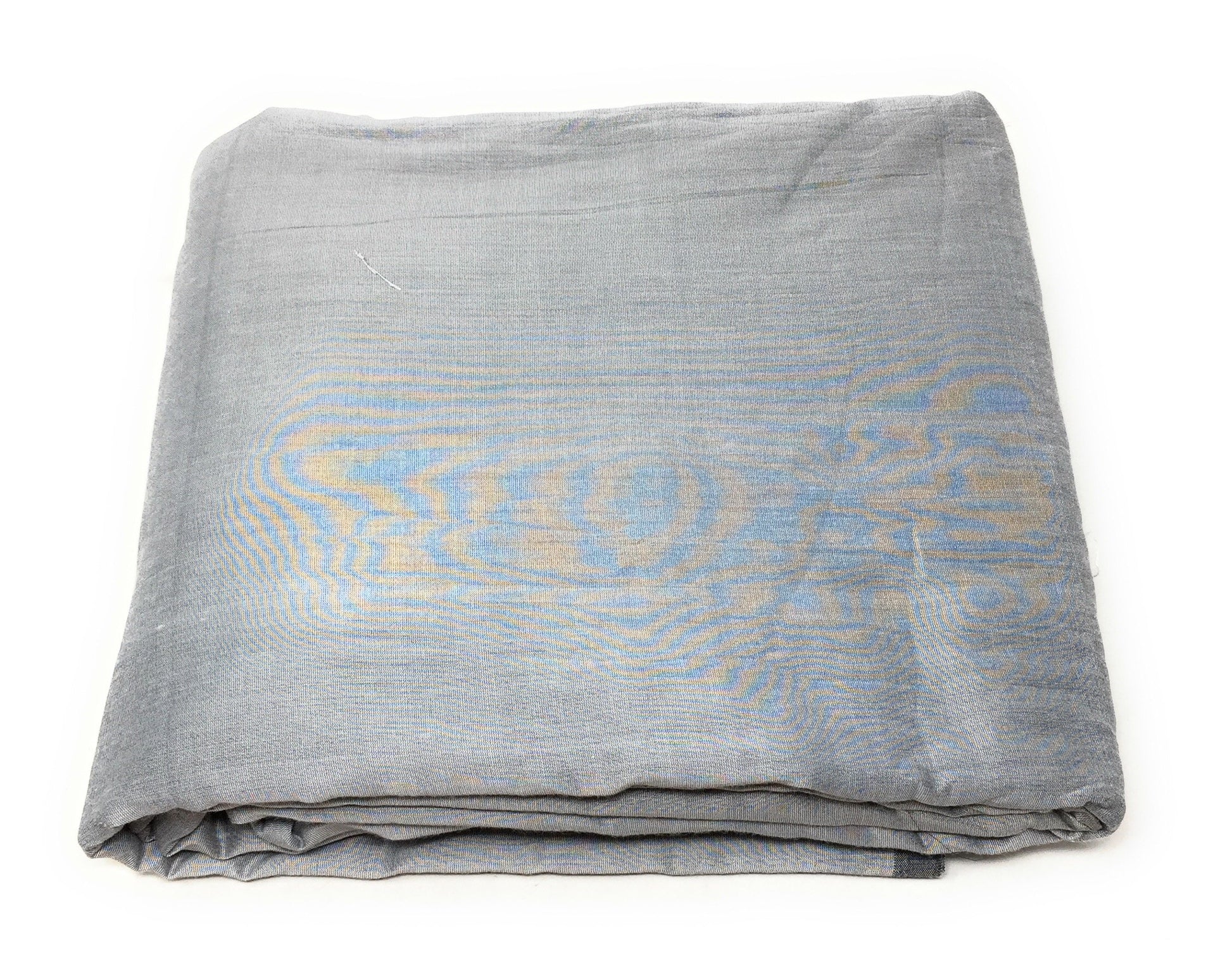 Cotton Silk Grey Solids Fabric Material - By Meter