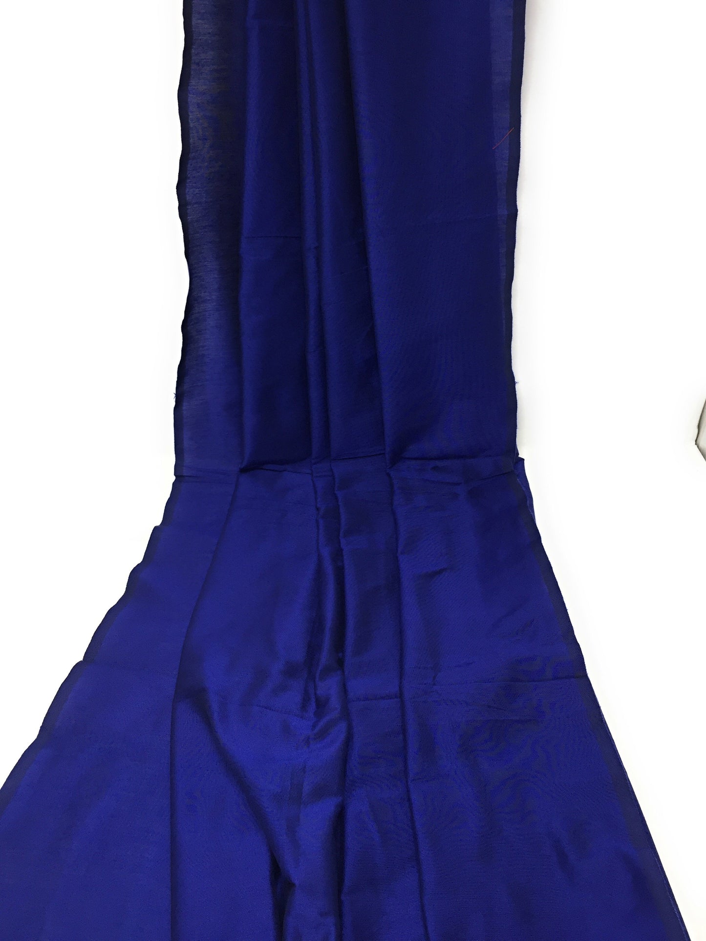 Blue Cotton Silk Dress Material