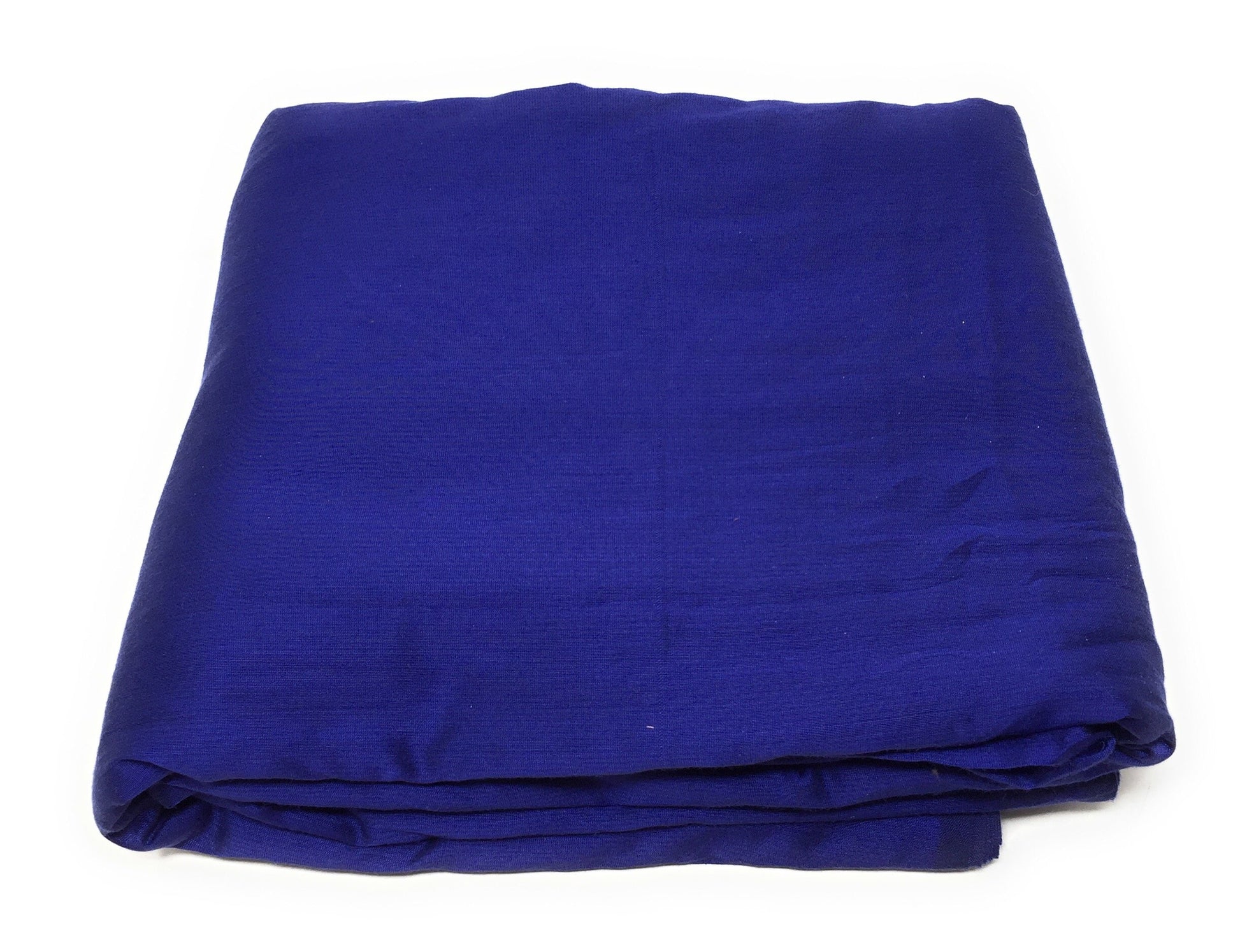 Cotton Silk Blue Solids Fabric Material - By Meter
