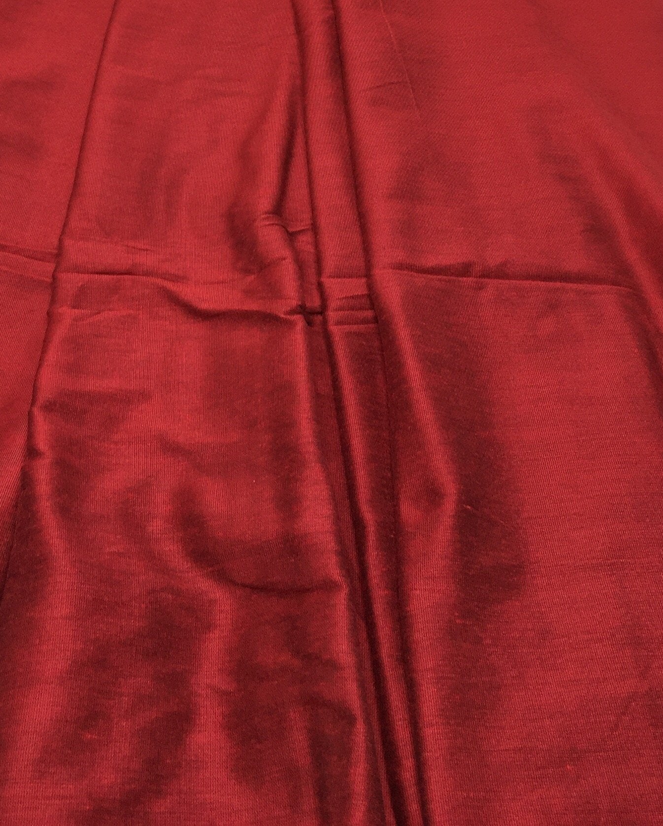 Cotton Silk Maroon Solids  Fabric Material - By the yard