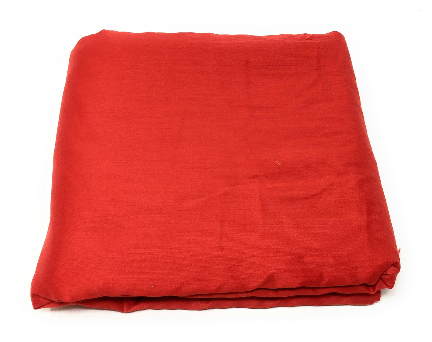 Cotton Silk Red Solids Fabric Material - By Meter